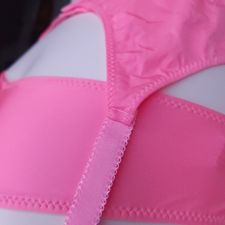 NeonLace Allure: Pink Sissy Garter Belt. Lace Sissy Lingerie for Men
