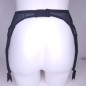 Velvet Petal: Purple Silky Sissy Garter Belt for Men