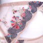 Floral Fantasy: Sissy Garter Belt Multicolor