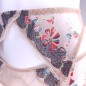 Floral Fantasy: Sissy Garter Belt Multicolor