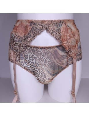 Wild Essence: Animal Theme Sissy Garter Belt