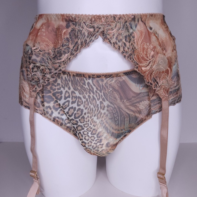 Wild Essence: Animal Theme Sissy Garter Belt Wild Essence: Animal Theme Sissy Garter Belt