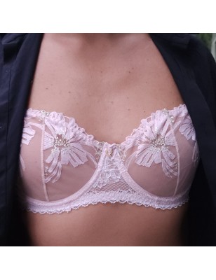 Pink Whisper: AA Cup Underwire Bra for Men