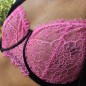 Rose Meringue: Pink Underwire Bra for Men in AA Cup