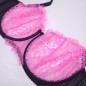 Rose Meringue: Pink Underwire Bra for Men in AA Cup