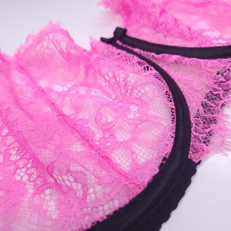 Rose Meringue: Pink Underwire Bra for Men in AA Cup