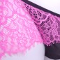 Rose Meringue: Pink Lace Frill Thongs for Men