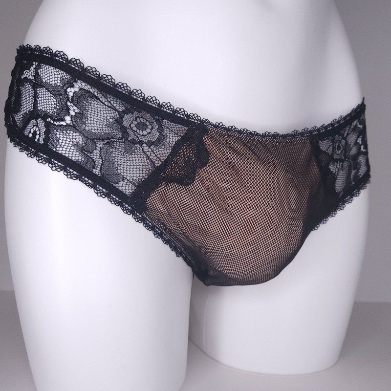 Lace Eclipse: Lace Crossdressing Panties Sissy Lingerie