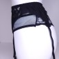 Lace Eclipse: Black Lace Sissy Lingerie Garter Belt