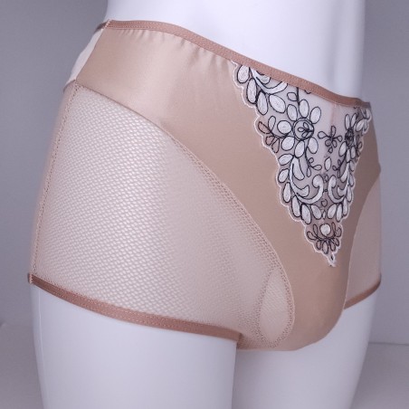 Nude Petal: High Waist Sissy Panties for Men