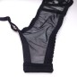 Midnight Ties: Underwire Bra for Men in AA Cup Black Bowties Midnight Ties: Underwire Bra for Men in AA Cup Black Bowties