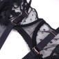 Midnight Ties: Underwire Bra for Men in AA Cup Black Bowties Midnight Ties: Underwire Bra for Men in AA Cup Black Bowties