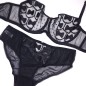 Midnight Ties: Underwire Bra for Men in AA Cup Black Bowties Midnight Ties: Underwire Bra for Men in AA Cup Black Bowties