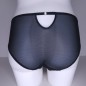 Midnight Ties: Black Polka Dot Crossdressing Panties
