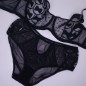 Midnight Ties: Sheer Polka Dot Bow Tie Maxi Brief