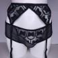 Midnight Ties: Bow Tie Polka Dot Sissy Garter Belt Midnight Ties: Bow Tie Polka Dot Sissy Garter Belt