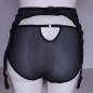 Midnight Ties: Black Polka Dot Crossdressing Panties