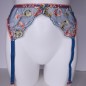 Marigold Kiss: Satin Lace Sissy Garter Belt for Men Marigold Kiss: Satin Lace Sissy Garter Belt for Men