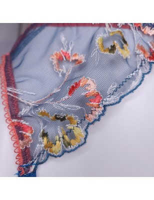 Marigold Kiss: Satin Lace Sissy Garter Belt for Men