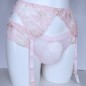 Pink Whisper: Pink Sheer Mesh Garter Belt Pink Whisper: Pink Sheer Mesh Garter Belt