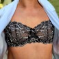 Noir Mirage: Crossdressing Lingerie Bra AA Cup