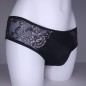 Noir Mirage: Sissy Panties for Men in Glossy Lace