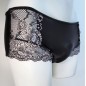 Noir Mirage: Smooth Glossy Maxi Brief for Crossdressing Men
