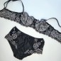 Noir Mirage: Smooth Glossy Maxi Brief for Crossdressing Men
