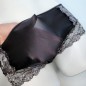 Noir Mirage: Smooth Glossy Maxi Brief for Crossdressing Men