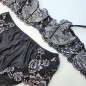 Noir Mirage: Smooth Glossy Maxi Brief for Crossdressing Men
