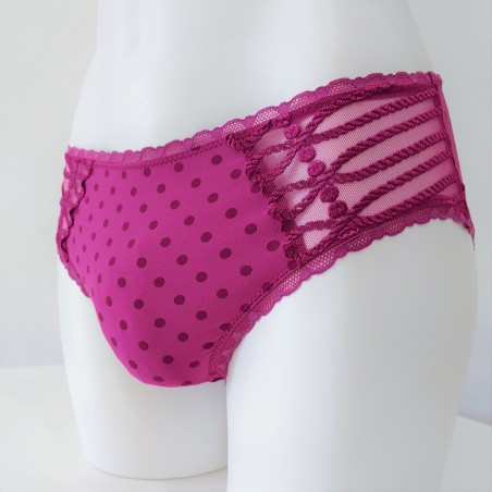 Lustrous Dots: Handcrafted Men's Panties in Regular & Plus Sizes