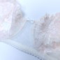 Satin Blush: Male Lace AA Bra in Light Cream