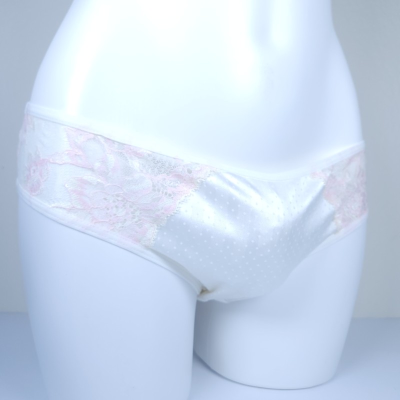 Satin Blush: Satin Lace Sissy Thongs and Panties for Men Satin Blush: Satin Lace Sissy Thongs and Panties for Men