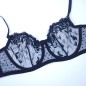 Lace Luxe: Tailored Lace Bra for Men