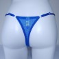 Ocean Silk: Blue mesh G-string for men Ocean Silk: Blue mesh G-string for men