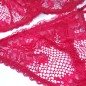 Crimson Elegance: Red Lace G-string for Men Crimson Elegance: Red Lace G-string for Men