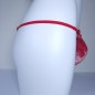 Crimson Elegance: Red Lace G-string for Men Crimson Elegance: Red Lace G-string for Men