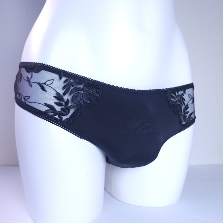 sissy panties black