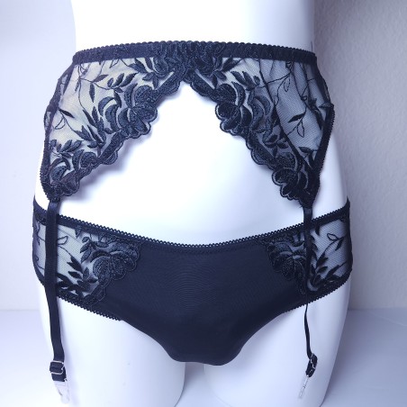 sissy garter belt lingerie