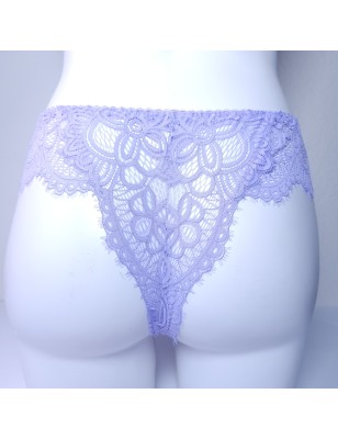 Lavender Tease: Lavender Stretchy Lace Thongs and Panties for Men