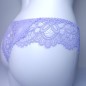 Lavender Tease: Lavender Stretchy Lace Thongs and Panties for Men