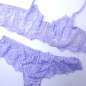 Lavender Tease: Lavender Stretchy Lace Thongs and Panties for Men