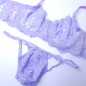 Lavender Tease: Lace Male Micro G-String with a Pouch Lavender Tease: Lace Male Micro G-String with a Pouch