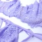 Lavender Tease: Lace Male Micro G-String with a Pouch Lavender Tease: Lace Male Micro G-String with a Pouch