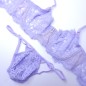 Lavender Tease: Lace Male Micro G-String with a Pouch Lavender Tease: Lace Male Micro G-String with a Pouch