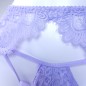 Lavender Tease: Lace Male Micro G-String with a Pouch Lavender Tease: Lace Male Micro G-String with a Pouch