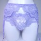 Lavender Tease: Purple Lace Garter Belt Lavender Tease: Purple Lace Garter Belt