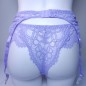 Lavender Tease: Purple Lace Garter Belt Lavender Tease: Purple Lace Garter Belt