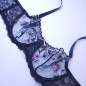 Moon Garden: Sheer Lace Underwire Bra for Men Moon Garden: Sheer Lace Underwire Bra for Men