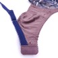 Terra Comfort: AA Cup Underwire Bra for Men in Brown Satin Terra Comfort: AA Cup Underwire Bra for Men in Brown Satin
